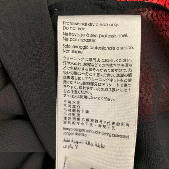 3.1 PHILLIP LIM Size S Red Burgundy Silk Stripe Tank Shift Dress - Picture 6 of 6